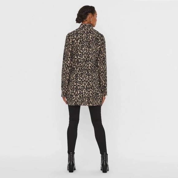 Vero Moda ( Stitch Fix ) Leopard Print Women's Coat Size XL - Picture 2 of 4